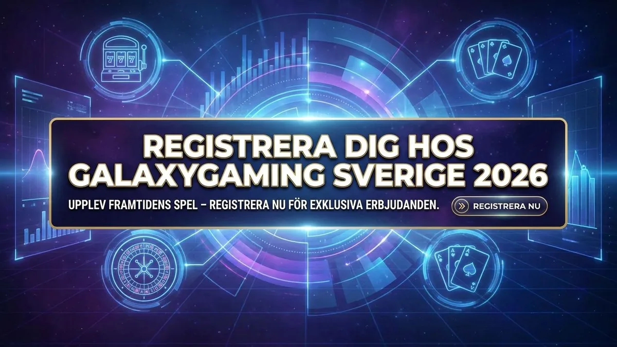 Registrera konto med bonus